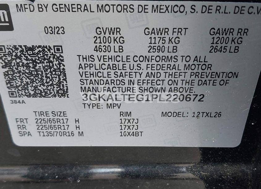 Photo 9 of 2023 Gmc Terrain AWD SLE (VIN 3GKALTEG1PL220672)