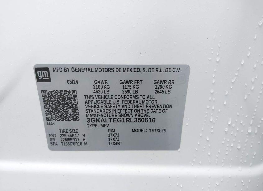 Photo 9 of 2024 Gmc Terrain AWD SLE (VIN 3GKALTEG1RL350616)