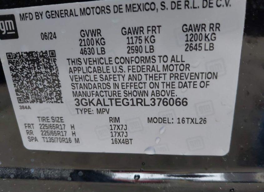 Photo 9 of 2024 Gmc Terrain AWD SLE (VIN 3GKALTEG1RL376066)