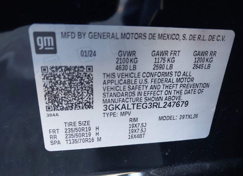 Photo 9 of 2024 Gmc Terrain AWD SLE (VIN 3GKALTEG3RL247679)