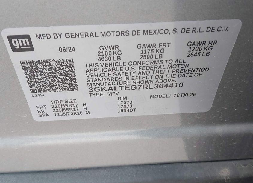 Photo 9 of 2024 Gmc Terrain AWD SLE (VIN 3GKALTEG7RL364410)