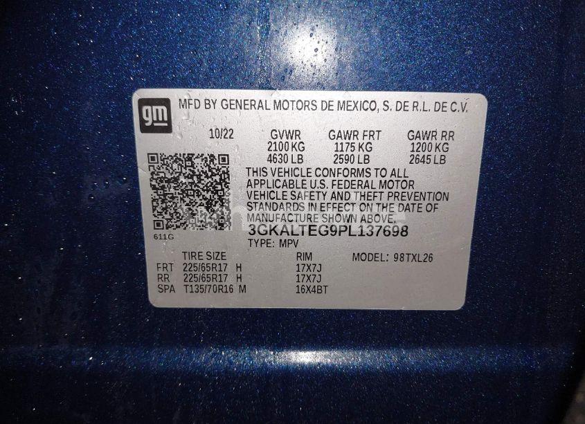 Photo 9 of 2023 Gmc Terrain AWD SLE (VIN 3GKALTEG9PL137698)