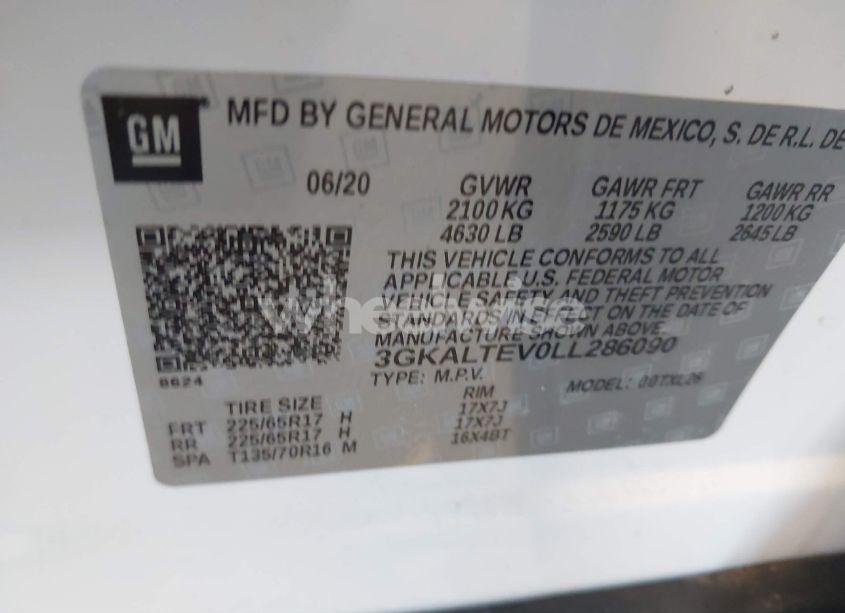 Photo 9 of 2020 Gmc Terrain AWD SLE (VIN 3GKALTEV0LL286090)