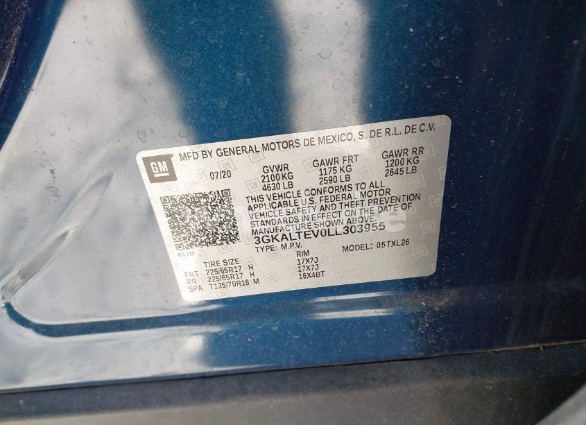 Photo 9 of 2020 Gmc Terrain AWD SLE (VIN 3GKALTEV0LL303955)