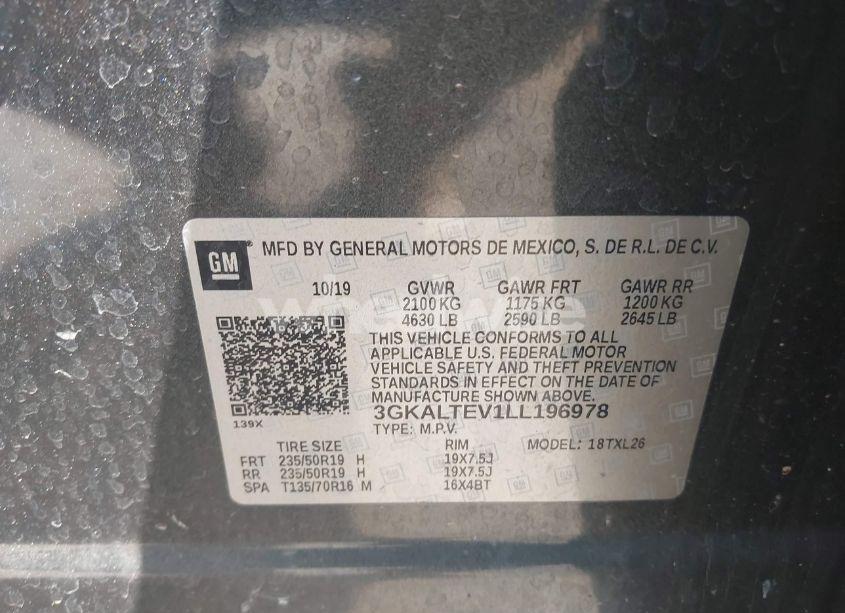 Photo 9 of 2020 Gmc Terrain AWD SLE (VIN 3GKALTEV1LL196978)