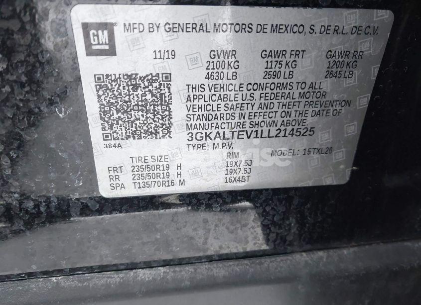 Photo 9 of 2020 Gmc Terrain AWD SLE (VIN 3GKALTEV1LL214525)