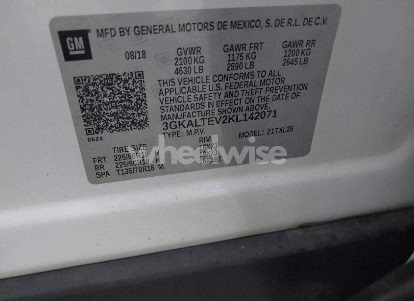 Photo 9 of 2019 Gmc Terrain SLE (VIN 3GKALTEV2KL142071)