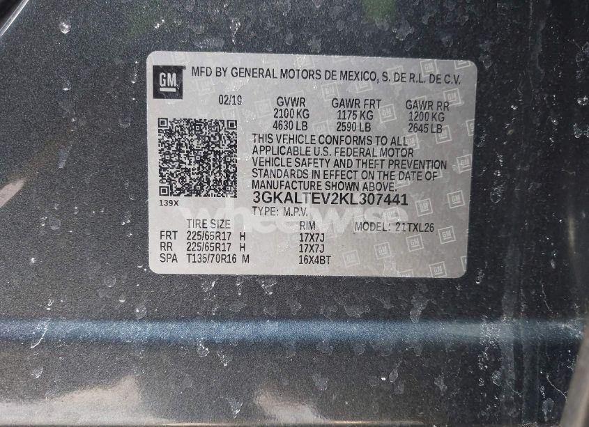Photo 9 of 2019 Gmc Terrain SLE (VIN 3GKALTEV2KL307441)