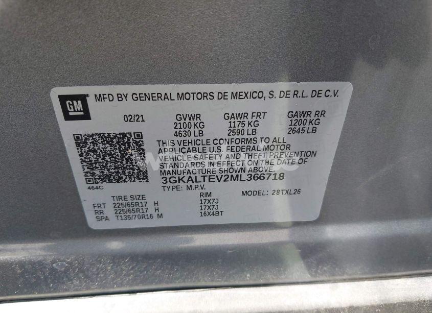 Photo 9 of 2021 Gmc Terrain AWD SLE (VIN 3GKALTEV2ML366718)