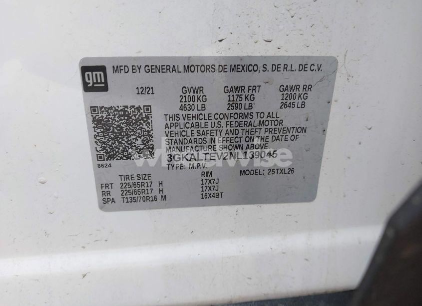 Photo 9 of 2022 Gmc Terrain AWD SLE (VIN 3GKALTEV2NL139045)