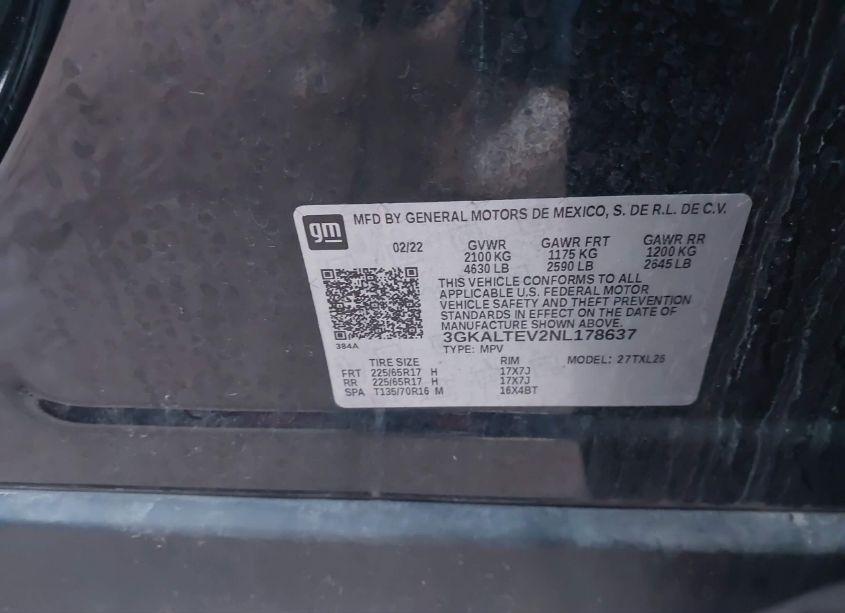 Photo 9 of 2022 Gmc Terrain AWD SLE (VIN 3GKALTEV2NL178637)