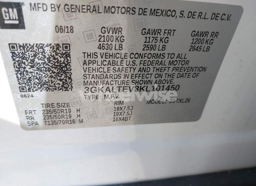 Photo 9 of 2019 Gmc Terrain SLE (VIN 3GKALTEV3KL101450)