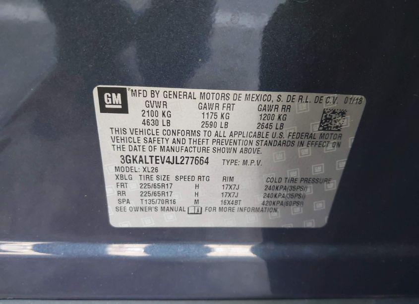 Photo 9 of 2018 Gmc Terrain SLE (VIN 3GKALTEV4JL277664)