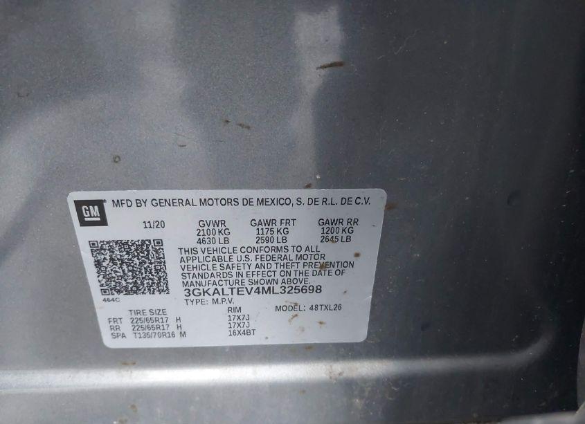 Photo 9 of 2021 Gmc Terrain AWD SLE (VIN 3GKALTEV4ML325698)