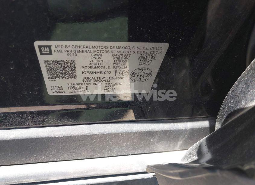 Photo 9 of 2020 Gmc Terrain AWD SLE (VIN 3GKALTEV5LL164602)