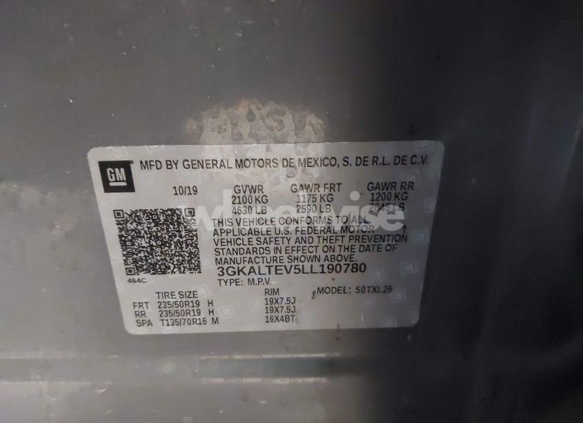 Photo 9 of 2020 Gmc Terrain AWD SLE (VIN 3GKALTEV5LL190780)