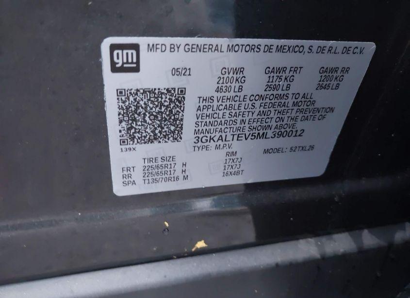 Photo 9 of 2021 Gmc Terrain AWD SLE (VIN 3GKALTEV5ML390012)