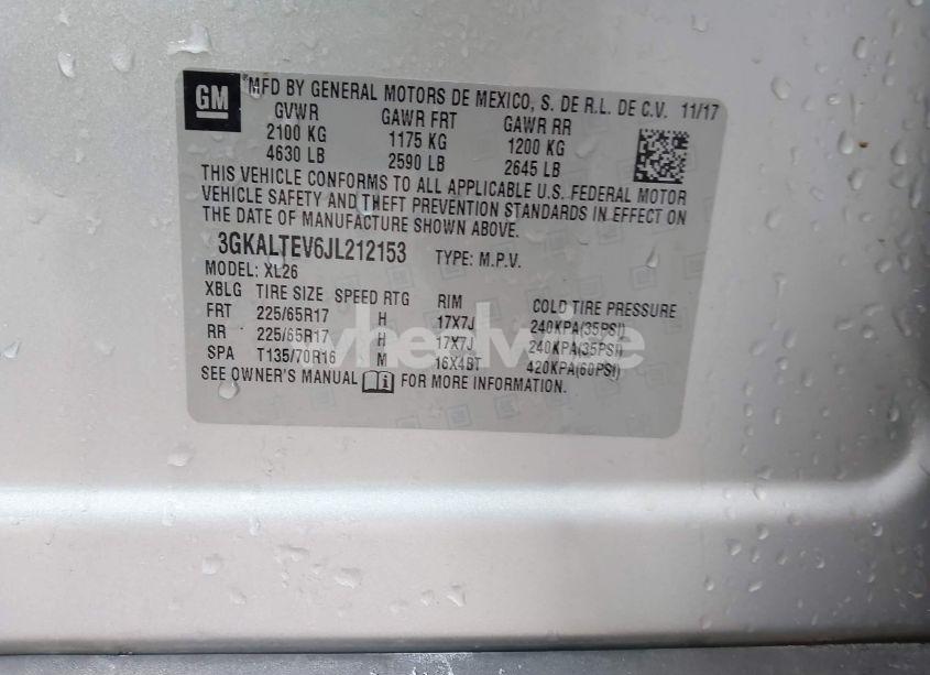 Photo 9 of 2018 Gmc Terrain SLE (VIN 3GKALTEV6JL212153)