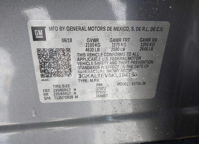 Photo 9 of 2019 Gmc Terrain SLE (VIN 3GKALTEV6KL104150)