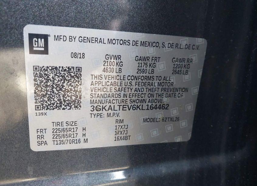 Photo 9 of 2019 Gmc Terrain SLE (VIN 3GKALTEV6KL164462)