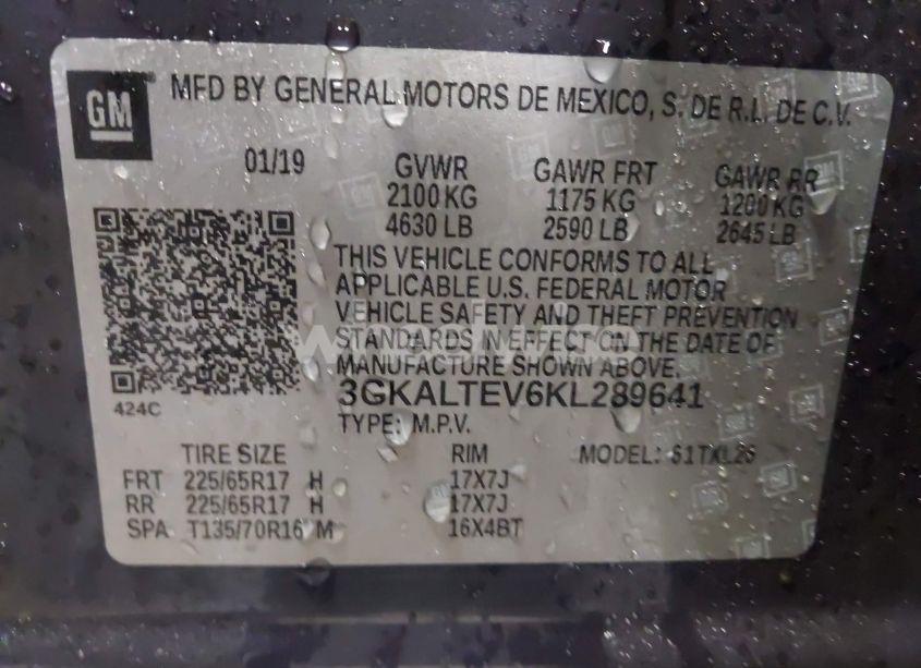 Photo 9 of 2019 Gmc Terrain SLE (VIN 3GKALTEV6KL289641)