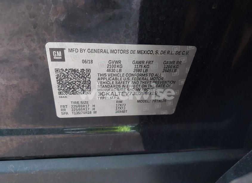 Photo 9 of 2018 Gmc Terrain SLE (VIN 3GKALTEV7JL399919)