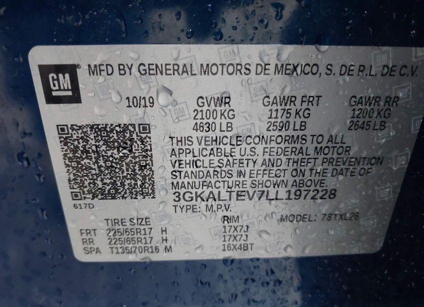 Photo 9 of 2020 Gmc Terrain AWD SLE (VIN 3GKALTEV7LL197228)