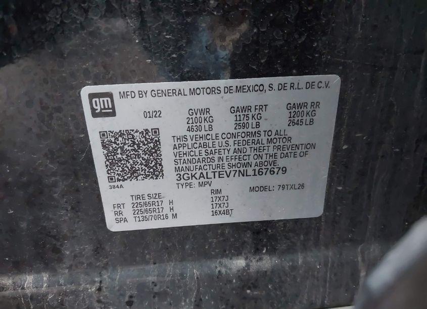 Photo 9 of 2022 Gmc Terrain AWD SLE (VIN 3GKALTEV7NL167679)