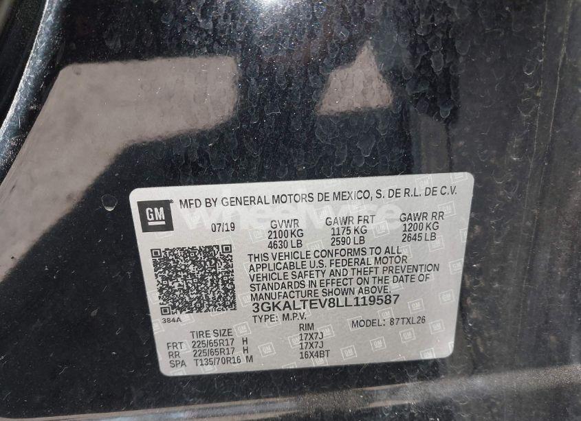 Photo 9 of 2020 Gmc Terrain AWD SLE (VIN 3GKALTEV8LL119587)
