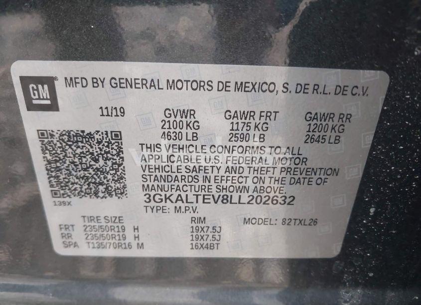 Photo 9 of 2020 Gmc Terrain AWD SLE (VIN 3GKALTEV8LL202632)