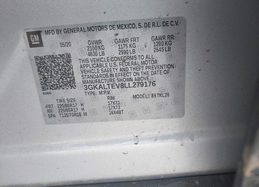 Photo 9 of 2020 Gmc Terrain AWD SLE (VIN 3GKALTEV8LL279176)