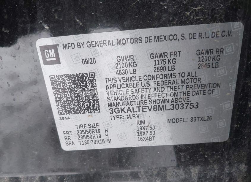 Photo 9 of 2021 Gmc Terrain AWD SLE (VIN 3GKALTEV8ML303753)