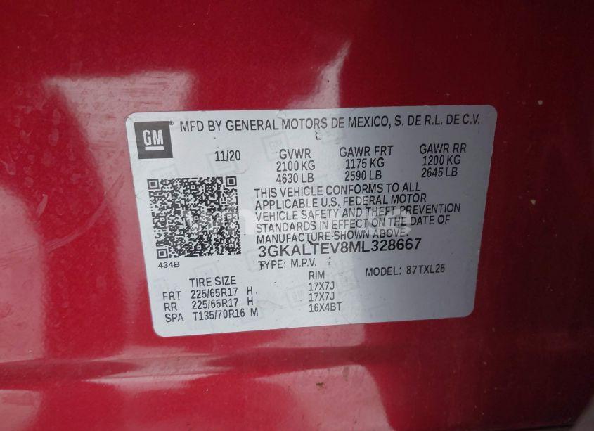 Photo 9 of 2021 Gmc Terrain AWD SLE (VIN 3GKALTEV8ML328667)