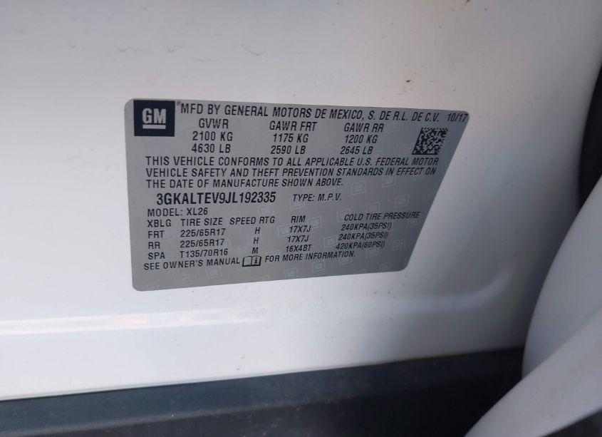 Photo 9 of 2018 Gmc Terrain SLE (VIN 3GKALTEV9JL192335)