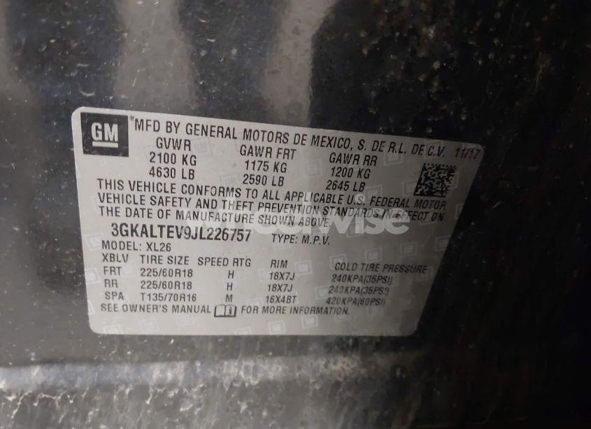 Photo 9 of 2018 Gmc Terrain SLE (VIN 3GKALTEV9JL226757)