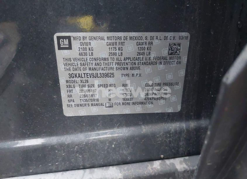 Photo 9 of 2018 Gmc Terrain SLE (VIN 3GKALTEV9JL339625)