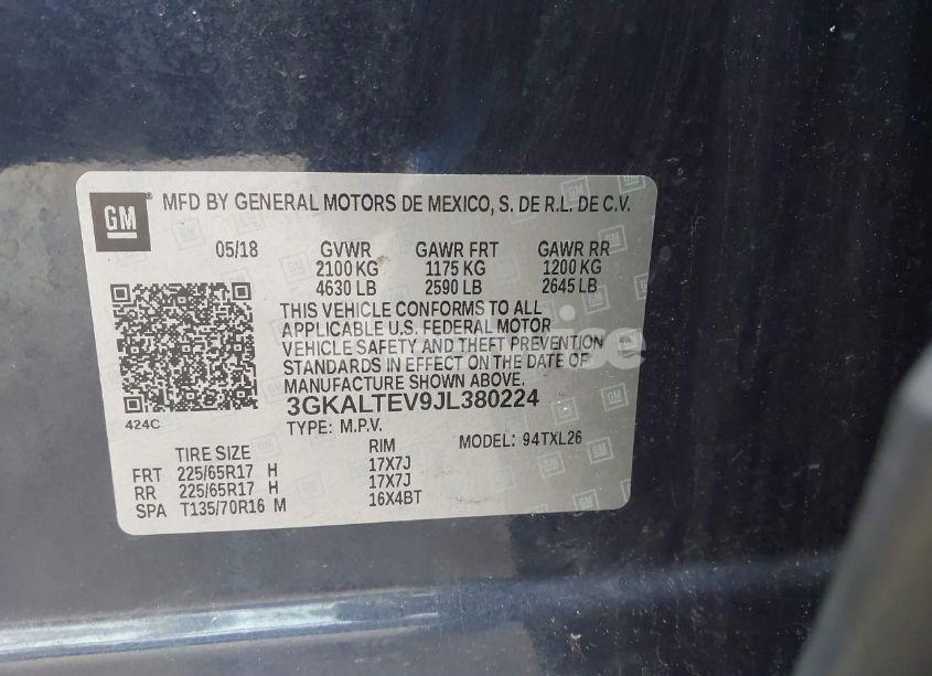 Photo 9 of 2018 Gmc Terrain SLE (VIN 3GKALTEV9JL380224)