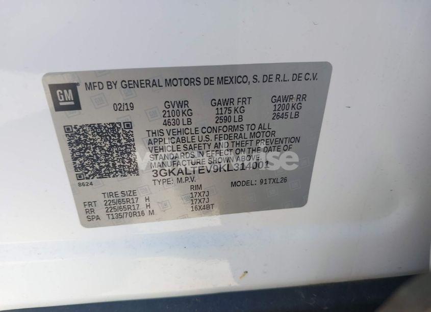 Photo 9 of 2019 Gmc Terrain SLE (VIN 3GKALTEV9KL314001)