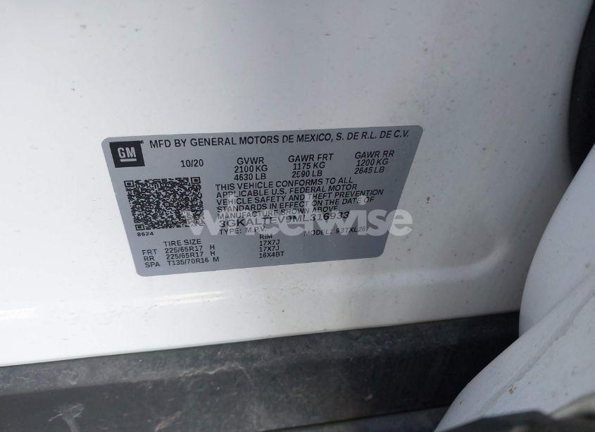 Photo 9 of 2021 Gmc Terrain AWD SLE (VIN 3GKALTEV9ML316933)