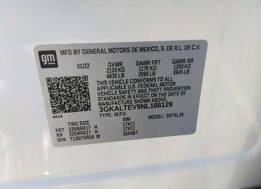 Photo 9 of 2022 Gmc Terrain AWD SLE (VIN 3GKALTEV9NL166128)