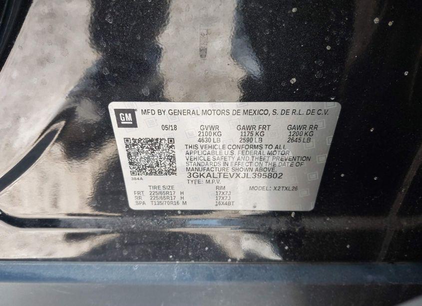 Photo 9 of 2018 Gmc Terrain SLE (VIN 3GKALTEVXJL395802)