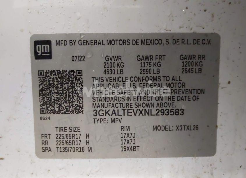 Photo 9 of 2022 Gmc Terrain AWD SLE (VIN 3GKALTEVXNL293583)