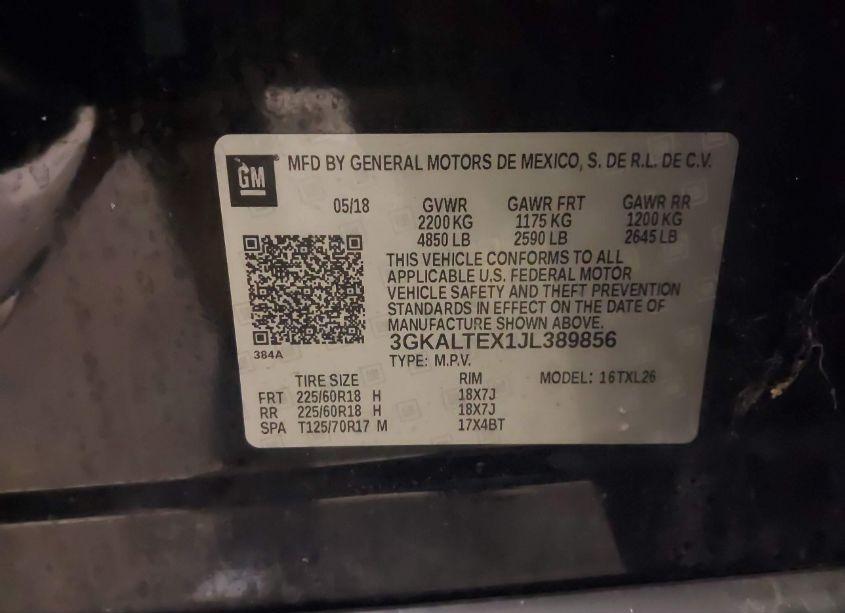 Photo 9 of 2018 Gmc Terrain SLE (VIN 3GKALTEX1JL389856)