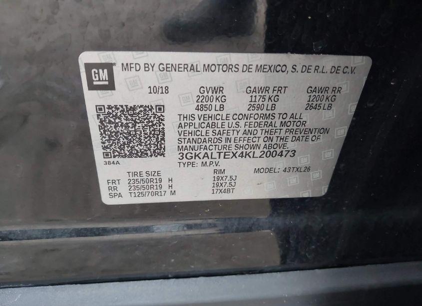 Photo 9 of 2019 Gmc Terrain SLE (VIN 3GKALTEX4KL200473)