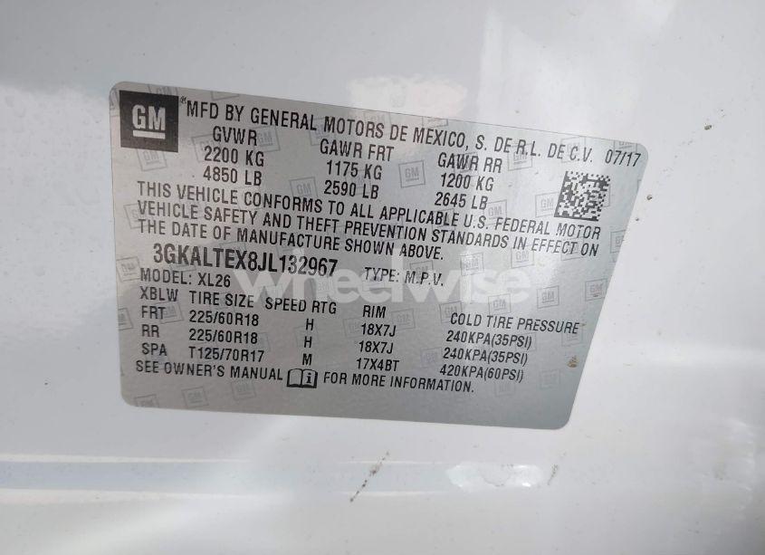 Photo 9 of 2018 Gmc Terrain SLE (VIN 3GKALTEX8JL132967)