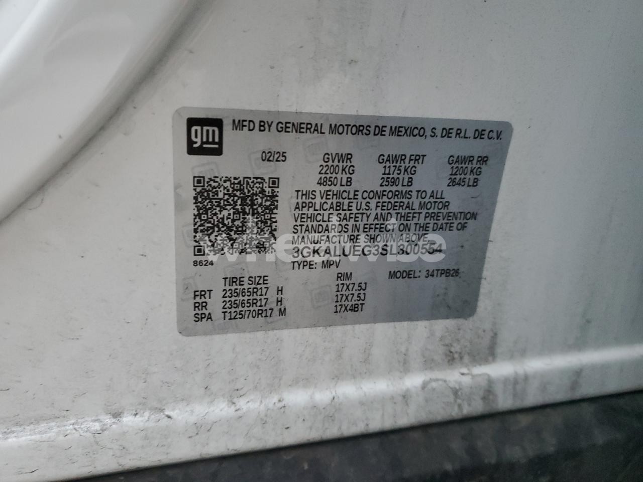 Photo 14 of 2025 GMC TERRAIN ELEVATION N/A (VIN 3GKALUEG3SL300554)