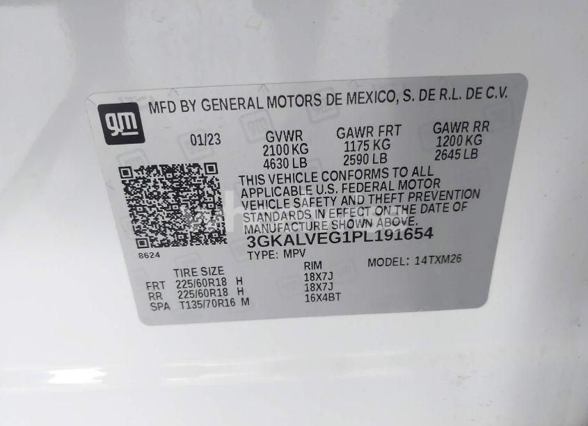 Photo 9 of 2023 Gmc Terrain AWD SLT (VIN 3GKALVEG1PL191654)