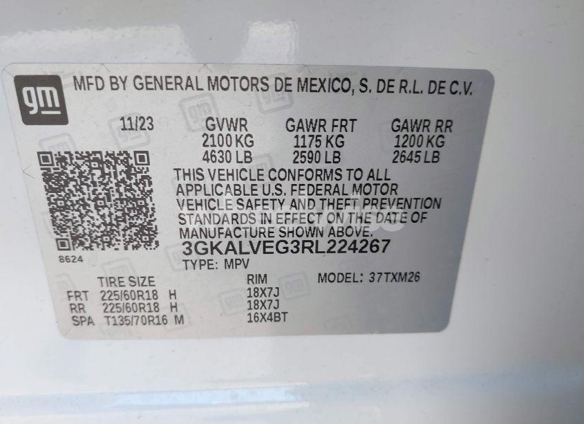 Photo 9 of 2024 Gmc Terrain AWD SLT (VIN 3GKALVEG3RL224267)