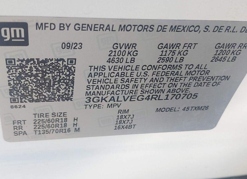 Photo 9 of 2024 Gmc Terrain AWD SLT (VIN 3GKALVEG4RL170705)