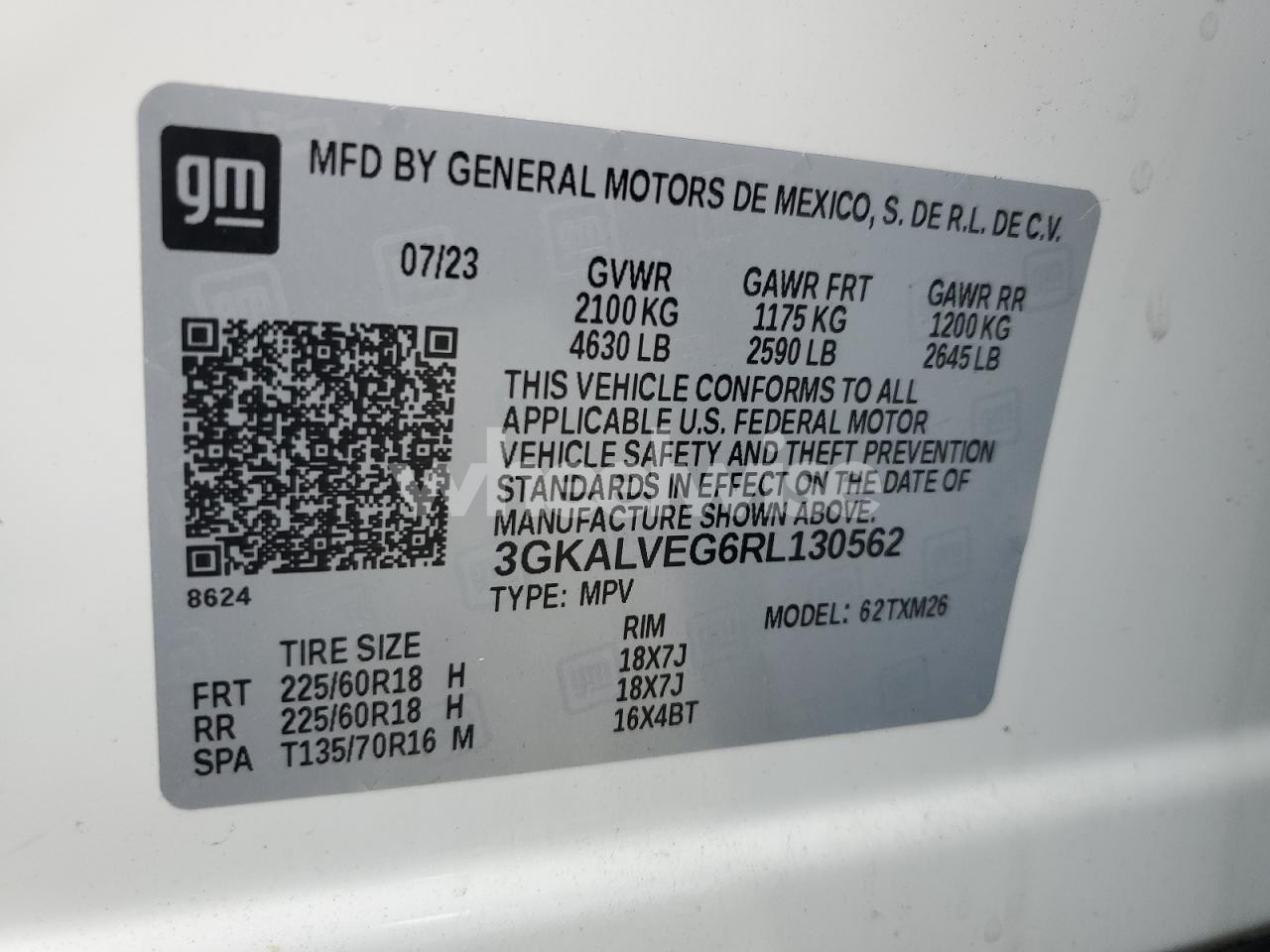 Photo 14 of 2024 GMC TERRAIN SLT N/A (VIN 3GKALVEG6RL130562)